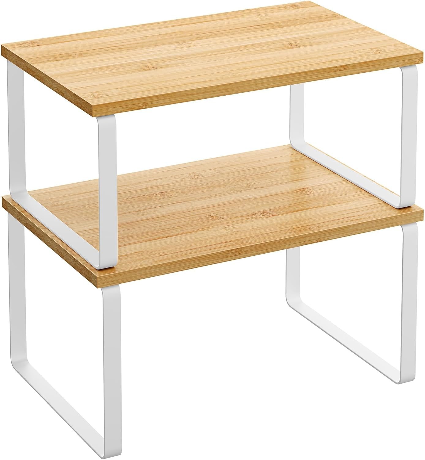 Songmics 2-Piece Cabinet Organizer Shelf Set