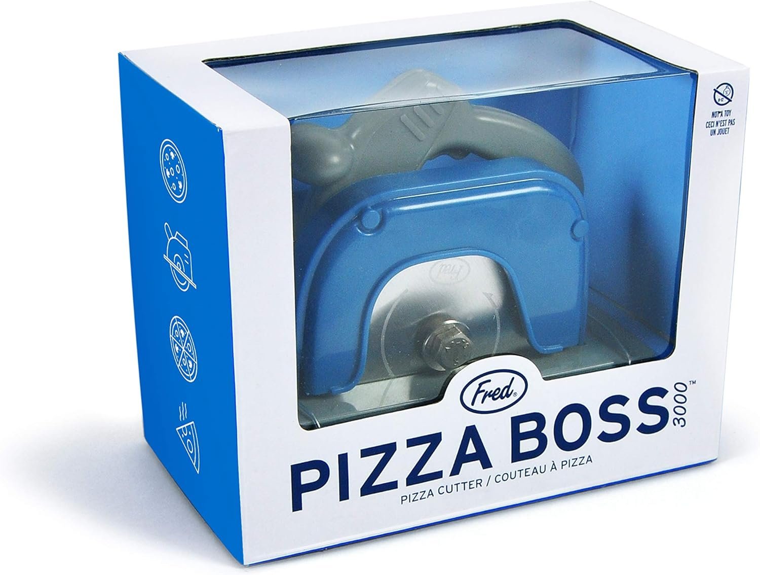 Genuine Fred THE PIZZA BOSS 3000 Circular Saw Pizza Slicer