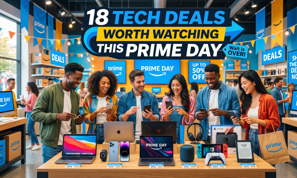 if you've been waiting for the prices to actually drop, here are 18 tech deals worth watching this prime day